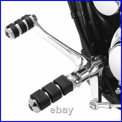 Chrome Forward Control Pegs Levers Linkages SET For Harley Sportster 1200 883 XL