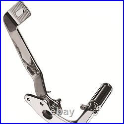 Chrome Forward Control Ribbed Pegs Mount Kit Fit For Harley Dyna Glide 1991-2014