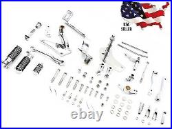 Chrome Forward Controls Brake Shifter Foot Pegs Harley Sportster 86-1990 XLH 883