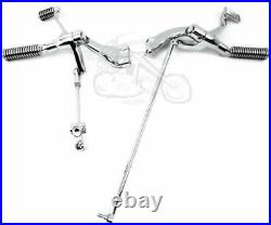 Chrome Forward Controls Control Kit with Footpeg Set 2004-2013 Harley Sportster XL