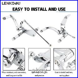 Chrome Forward Controls Foot Peg Kit For Harley 2018-2023 Softail FLSL FXBB FXLR