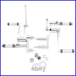 Chrome Forward Controls Foot Peg Kit For Harley 2018-2023 Softail FLSL FXBB FXLR