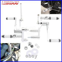 Chrome Forward Controls Foot Pegs For Harley Softail Standard FXST Low Rider 18+