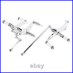 Chrome Forward Controls Foot Pegs For Harley Softail Standard FXST Low Rider 18+