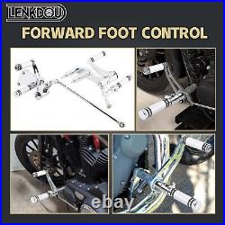 Chrome Forward Controls Foot Pegs For Harley Softail Standard FXST Low Rider 18+