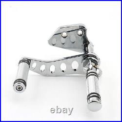 Chrome Forward Controls Foot Pegs Kit For Harley Dyna Street Bob 06-17 Low Rider