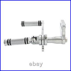 Chrome Forward Controls Kit Foot Pegs For Harley Dyna Street Bob FXDB FXDL 00-17