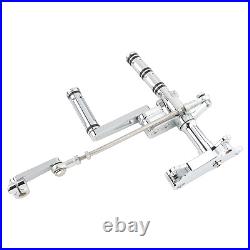 Chrome Forward Controls Kit For Harley Sportster XL 883 1200 XLH1100 XLH883 1200