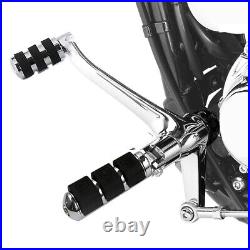 Chrome Forward Controls Kit Pegs Levers Linkages For Harley Sportster 2014-2022