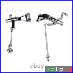 Chrome Forward Controls Kit for Harley Sportster Roadster 1200 Iron 883 2014-21