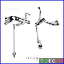 Chrome Forward Controls Kit for Harley Sportster Roadster 1200 Iron 883 2014-21