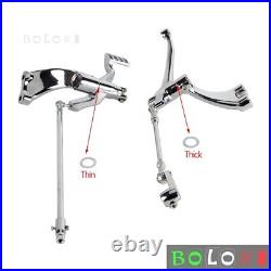 Chrome Forward Controls Kit for Harley Sportster Roadster 1200 Iron 883 2014-21