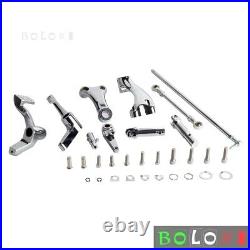 Chrome Forward Controls Kit for Harley Sportster Roadster 1200 Iron 883 2014-21