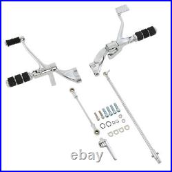 Chrome Forward Controls Lever Linkages Fit For Harley Sportster 1200 883 14-2022