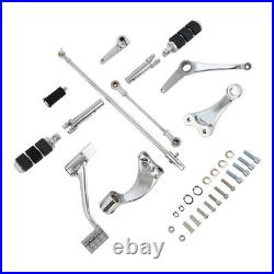 Chrome Forward Controls Lever Linkages Fit For Harley Sportster 1200 883 14-2022