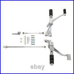 Chrome Forward Controls Lever Linkages Fit For Harley Sportster 1200 883 14-2022