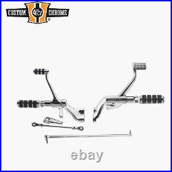 Chrome Forward Controls Pegs Kits Fit For Harley Sportster XL 883 1200 2004-2013