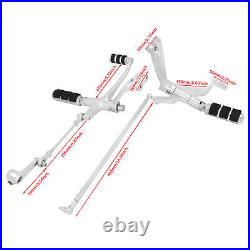 Chrome Forward Controls Pegs Levers Linkages For 04-13 Harley Sportster 883 1200