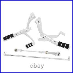 Chrome Forward Controls Pegs Levers Linkages For Harley Sportster 883 1200 04-13