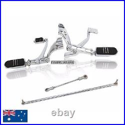 Chrome Motorcycle Forward Control Peg Lever Harley Sportster 1200 883 XL Custom