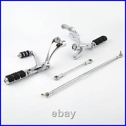 Complete Forward Controls Levers Linkages Fit For Harley Sportster XL 883 1200