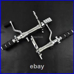 Complete Forward Controls Pegs Levers Linkage Fit For Sportster 1991-2003 Chrome