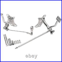 Drag DS-243528 Chrome Forward Controls Set for Harley XL Sportster L 87-03