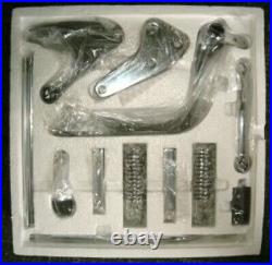 Drag Specialties Chrome Forward Control Kit fits 1982-2000 Harley FXRS FXR FXRD