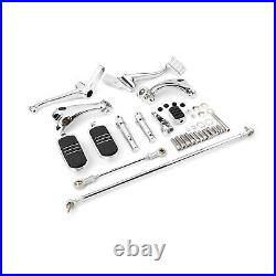 Foot Pegs Forward Control Kit For Harley Sportster 883 1200 Custom 04-13 Chrome