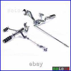 For Harley Sportster 1200 883 2014-21 Forward Controls Foot Pegs Lever Linkages