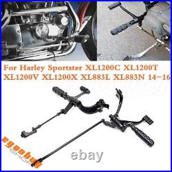 For Harley Sportster XL1200X XL883N Front Foot Peg Forward Control Kit 2014-2016