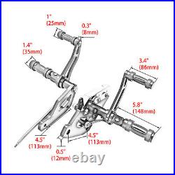 For Kawasaki Vulcan Vn 900 C/b Classic Custom'06-22 Forward Controls Foot Pegs