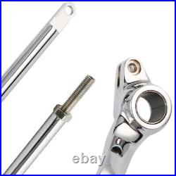 Forward Control Foot Pegs Levers Chrome Fit For Harley Sportster XL883 XL1200 00