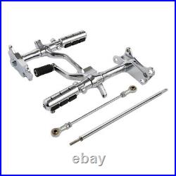 Forward Control Foot Pegs Levers Chrome Fit For Harley Sportster XL883 XL1200 00