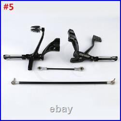 Forward Control Foot Pegs Levers Linkages Fit For Harley Sportster XL 883 04-13