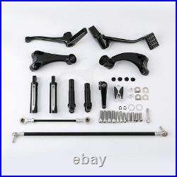 Forward Control Foot Pegs Levers Linkages Fit For Harley Sportster XL 883 04-13