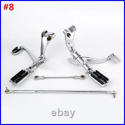 Forward Control Foot Pegs Levers Linkages Fit For Harley Sportster XL 883 04-13