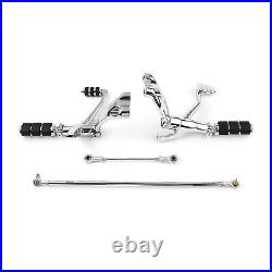 Forward Control Foot Pegs Linkages For Harley Sportster XL1200 883 48 72 04-13