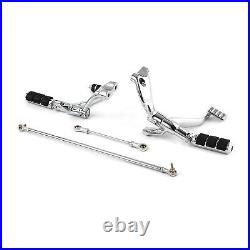 Forward Control Foot Pegs Linkages For Harley Sportster XL1200 883 48 72 04-13