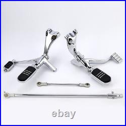 Forward Control Footpeg Lever Linkage Fit For Harley Sportster 883 1200 14-2023