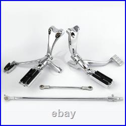 Forward Control Footpegs Linkage Fit For Harley Sportster XL1200C 2014-2022