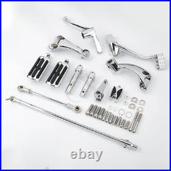 Forward Control Footpegs Linkage Fit For Harley Sportster XL1200C 2014-2022