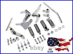 Forward Control Kit Chrome Harley DAVIDSON Sportster 1957-1974 XLH XLCH FOOTPEGS