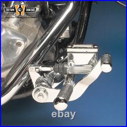 Forward Control Kit with 3/4-Bore Master Cylinder Fit For Harley Big Twin Models