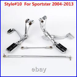 Forward Control Lever Linkage Fit For Harley Sportster 883 1200 91-03 04-13 14+