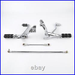 Forward Control Pegs Linkages Fit For Harley Sportster XL 91-03 04-13 14-22TCMT