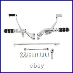 Forward Control Pegs Linkages Fit For Harley Sportster XL 91-03 04-13 14-22TCMT