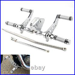 Forward Controls Foot Pegs Kit For Harley Dyna Street Bob Low Rider Super Glide