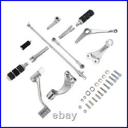 Forward Controls Kit Pegs Levers Linkage For Harley Sportster 1200 Custom 14-22
