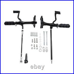 Forward Controls Pegs Lever Linkage Fit For Harley Sportster 91-03 Black/Chrome